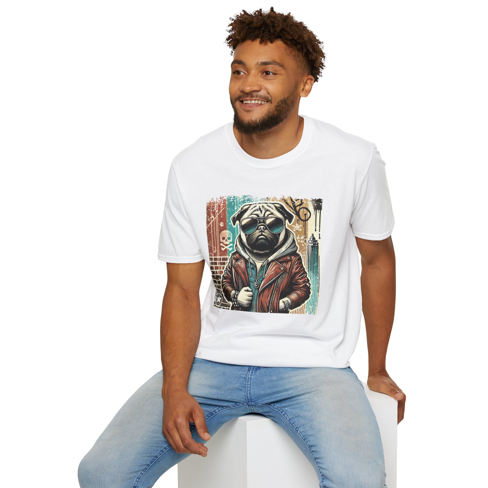 Cool Pug Softstyle T-Shirt - danirou