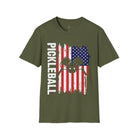 Pickleball in the USA Softstyle T-Shirt Military Green / S - danirou