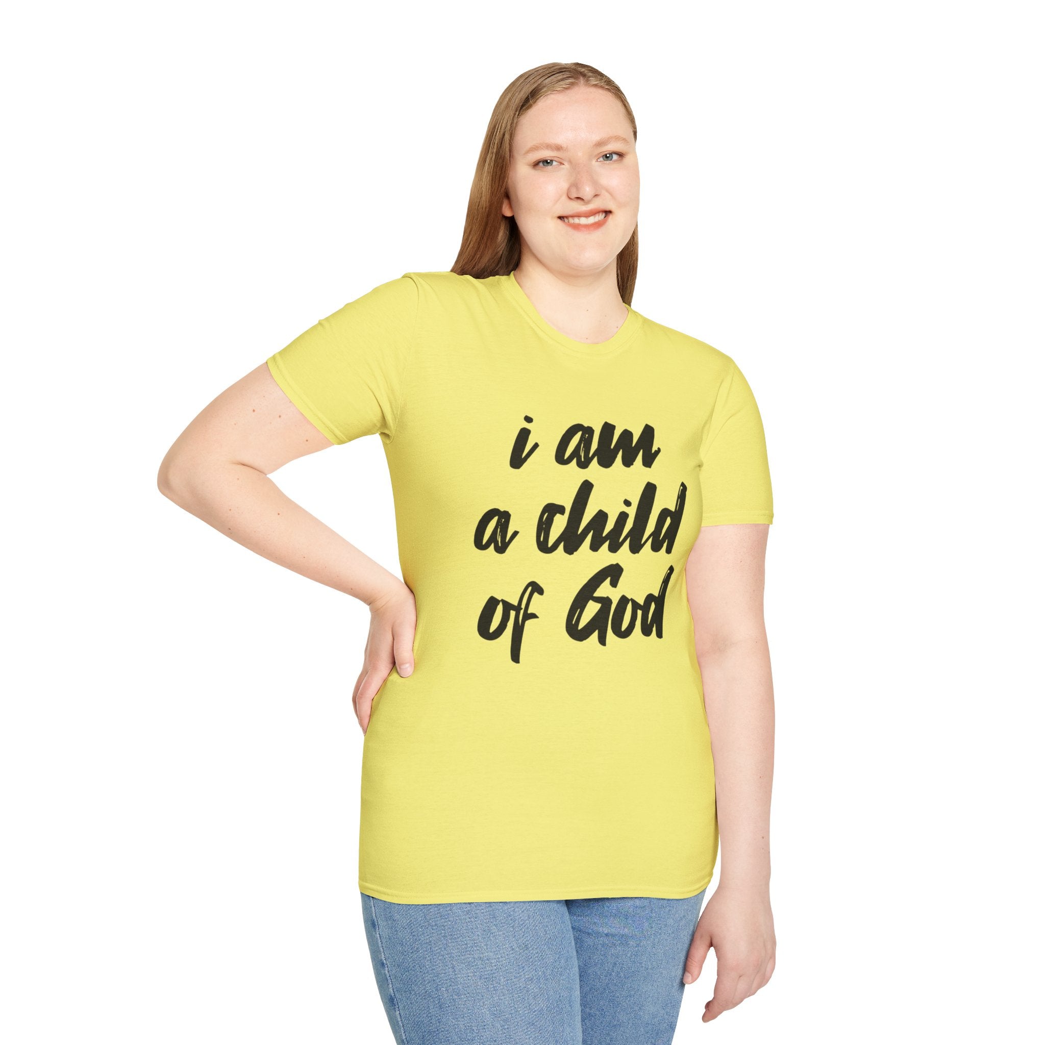 I am a Child of God Unisex Softstyle T-Shirt - danirou