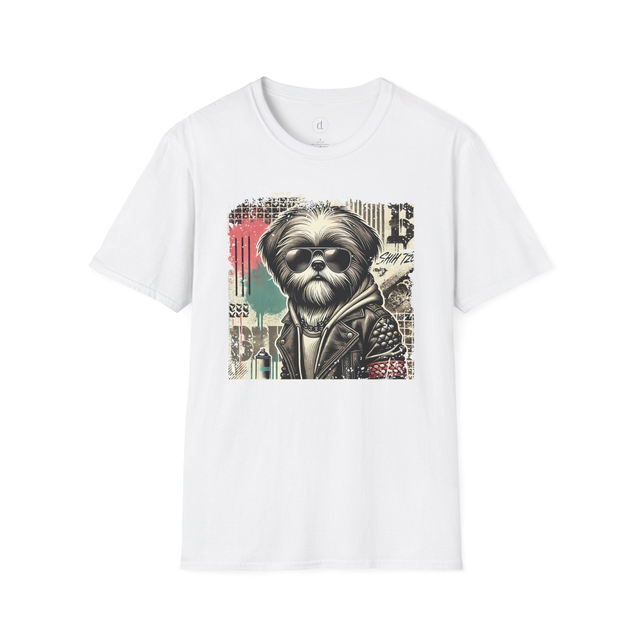 Rebel Shih Tsu Softstyle T-Shirt White / S - danirou