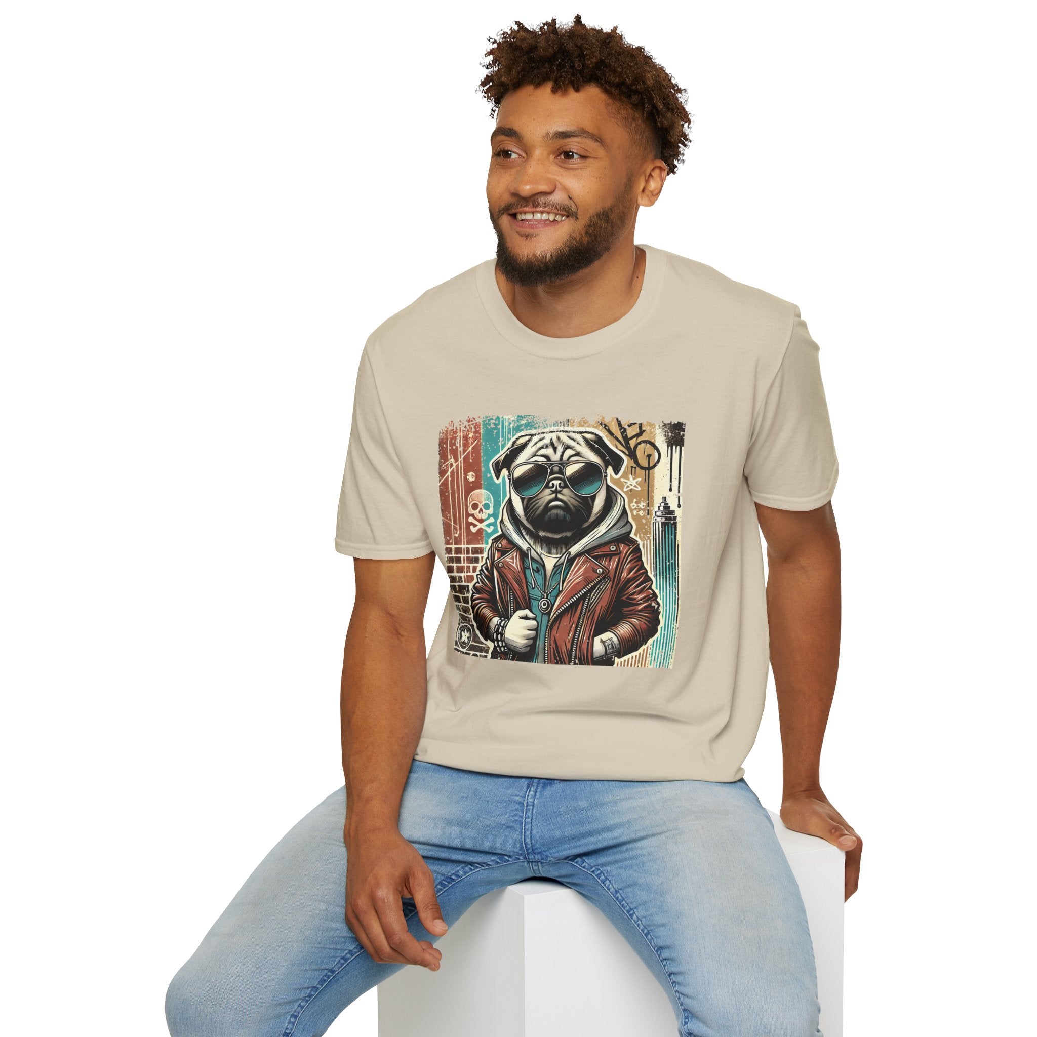 Cool Pug Softstyle T-Shirt - danirou