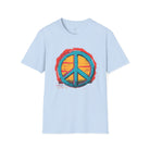 Peaceful Feeling Softstyle T-Shirt Light Blue / S - danirou