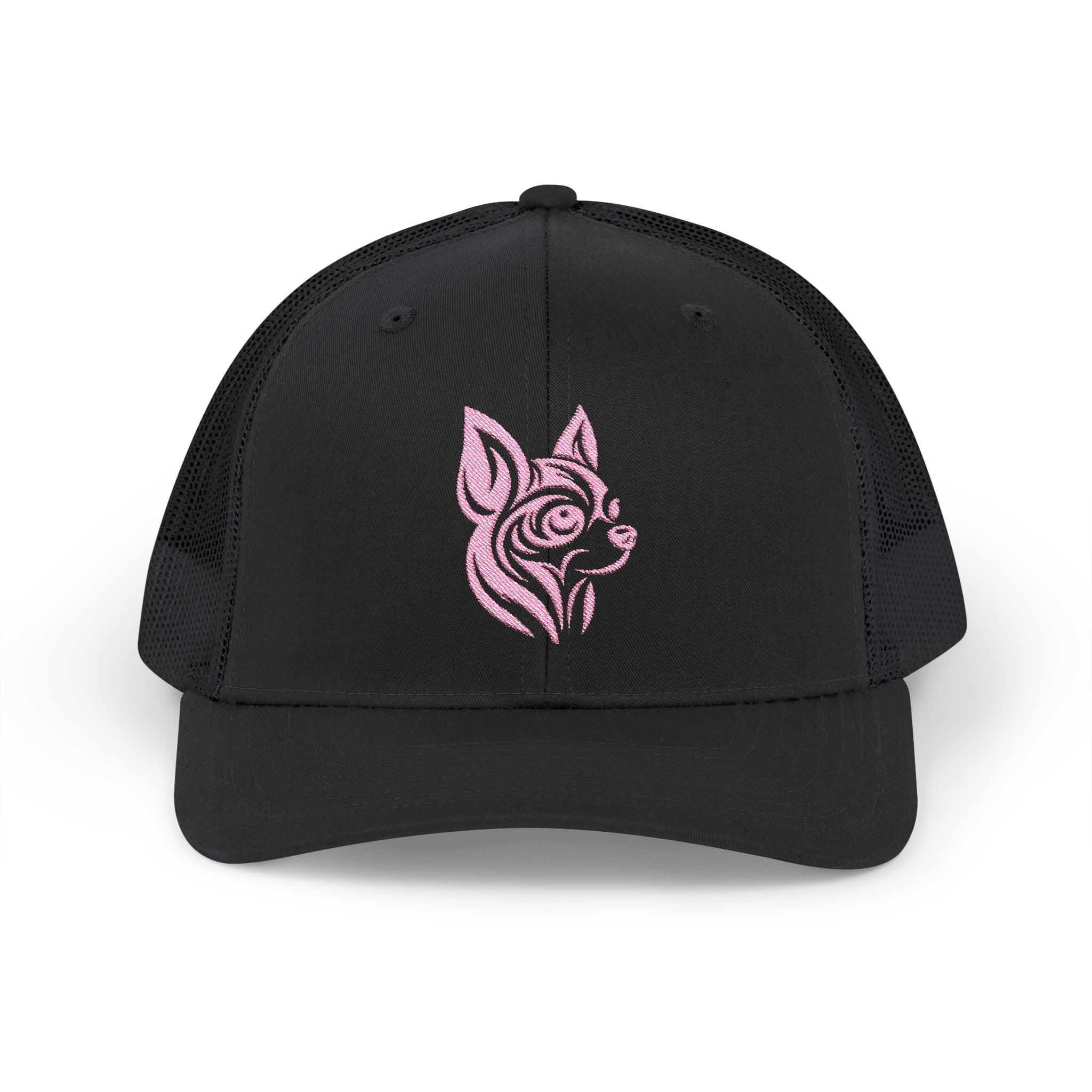 Pink Chihuahua Tattoo Snapback Trucker Cap Black / One size - danirou