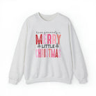 Merry Little Christmas Crewneck Sweatshirt S / Ash - danirou