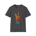 Peace, Love, and Unity Softstyle T-Shirt Dark Heather / S - danirou