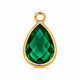 Teardrop Rhinestone Charm