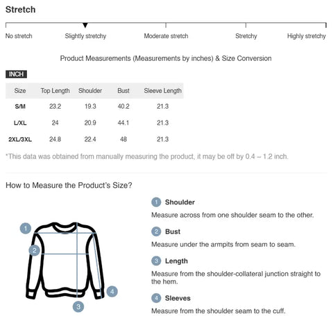 Double Take Dropped Shoulder Cropped Sweater Size Guide