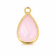 Teardrop Rhinestone Charm