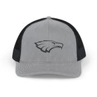 Allen Eagle Snapback Trucker Cap - Heather Grey / Black / One size - Hats