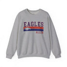 Allen Eagle Vintage Varsity Crewneck Sweatshirt - Sport Grey / S - Sweatshirt