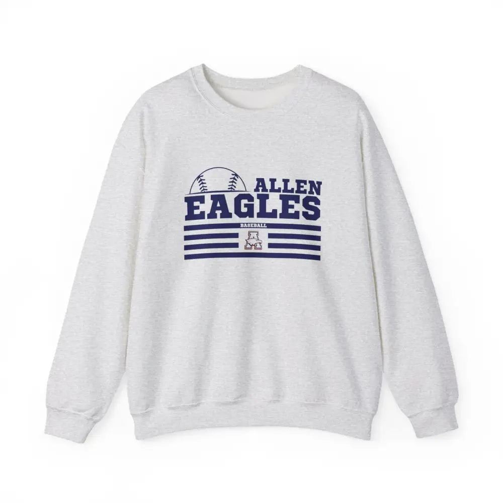 Allen Eagles Baseball Crewneck Sweatshirt - Ash / S - Sweatshirt
