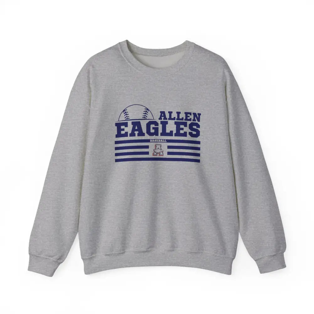 Allen Eagles Baseball Crewneck Sweatshirt - Sport Grey / S - Sweatshirt