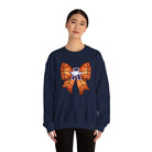 Allen Eagles Basketball Bow Coquette Sweatshirt - Sweatshirt
