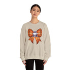 Allen Eagles Basketball Bow Coquette Sweatshirt - Sweatshirt