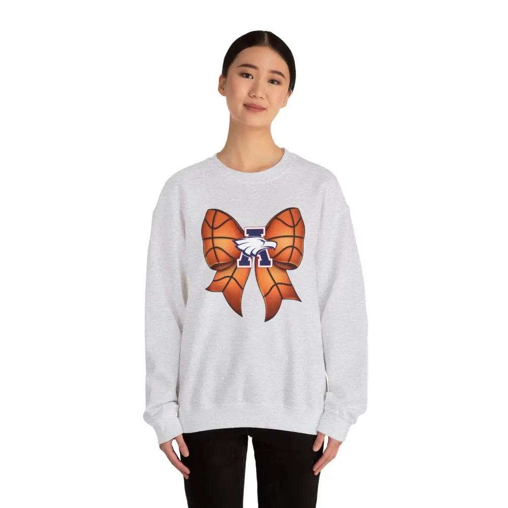 Allen Eagles Basketball Bow Coquette Sweatshirt - Sweatshirt