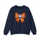 Allen Eagles Basketball Bow Coquette Sweatshirt - Navy / S - Sweatshirt