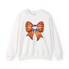 Allen Eagles Basketball Bow Coquette Sweatshirt - White / S - Sweatshirt