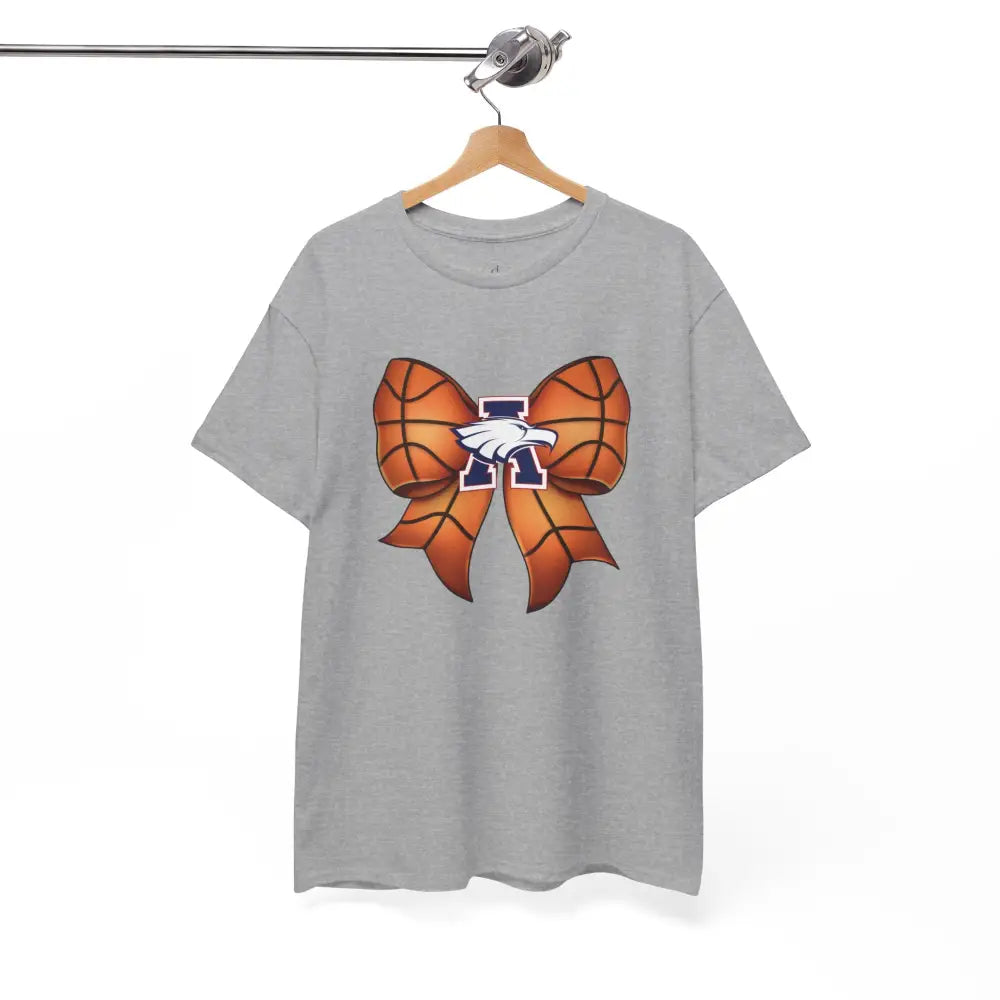Allen Eagles Basketball Bow Tee - T-Shirt