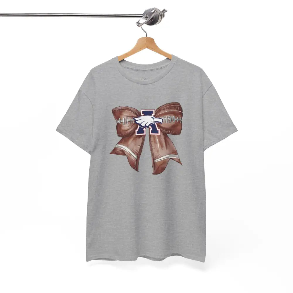 Allen Eagles Football Bow Tee - T-Shirt