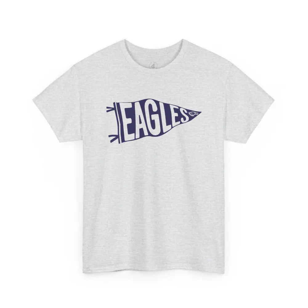 Allen Eagles Pennant Tee - Ash / S - T-Shirt