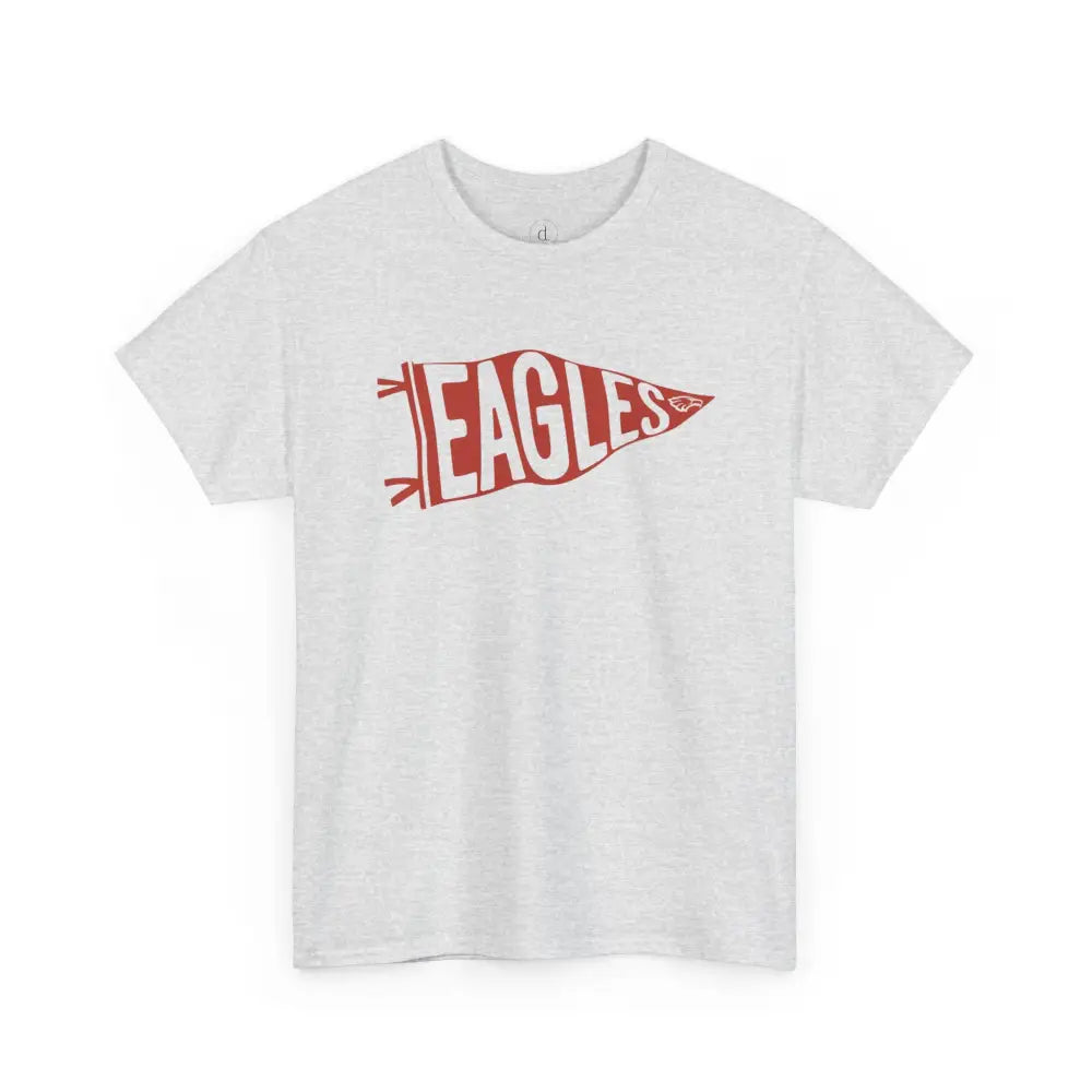 Allen Eagles Power Pennant Tee - Ash / S - T-Shirt