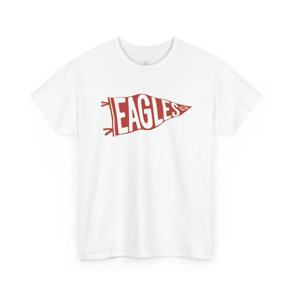 Allen Eagles Power Pennant Tee - White / S - T-Shirt