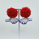 Allen Eagles Red Zone Earrings