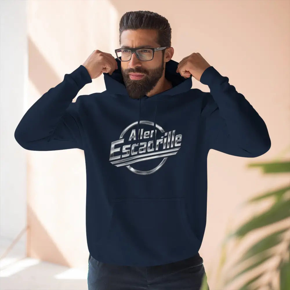 Allen Escadrille Chrome Three Panel Fleece Hoodie Hoodie