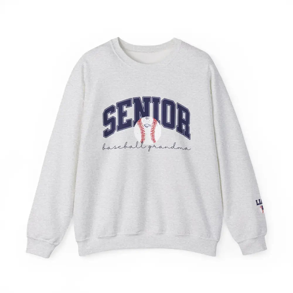 Allen Senior Baseball Grandma Crewneck Sweatshirt - Ash / S - Sweatshirt