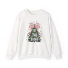 Be The Light Christmas Tree Crewneck Sweatshirt - White / S - Sweatshirt