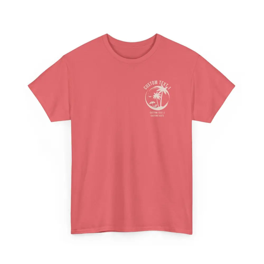 Beachin’ Family Crew Tee - Coral Silk / S - T-Shirt