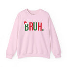 Christmas Bruh Crewneck Sweatshirt - Light Pink / S - Sweatshirt