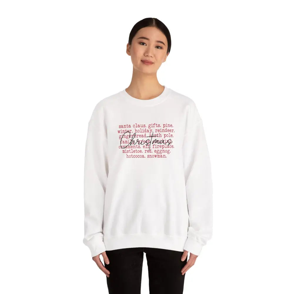 Christmas Type Crewneck Sweatshirt - Sweatshirt