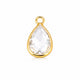Teardrop Rhinestone Charm