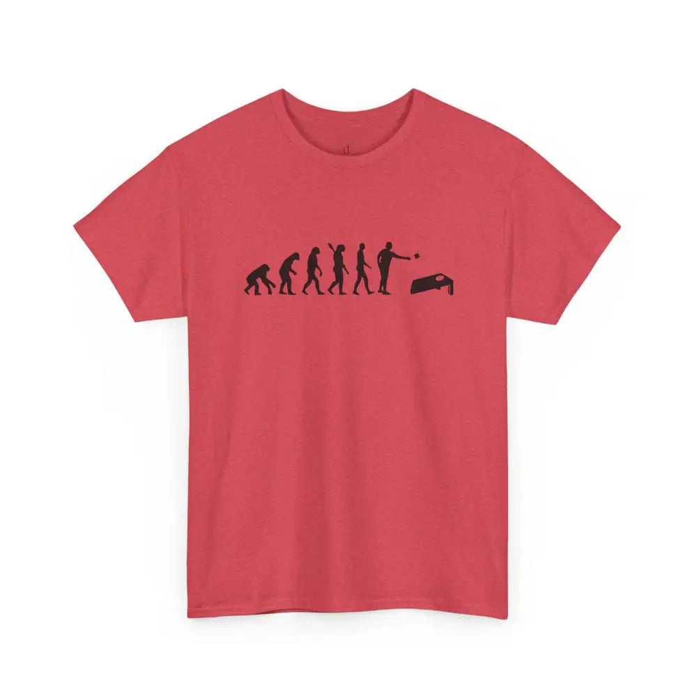 Cornhole Evolve Tee - Heather Red / S - T-Shirt