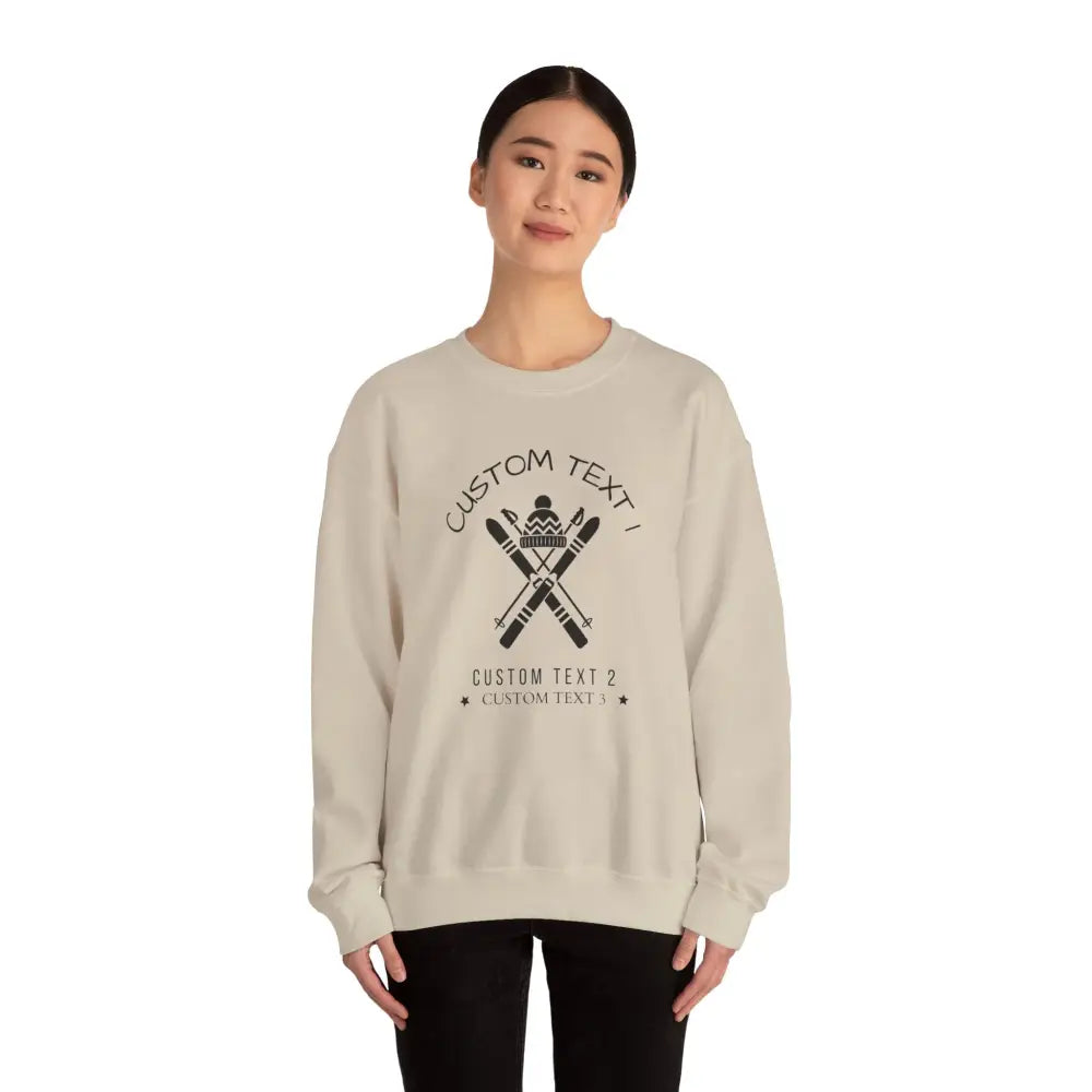 Custom Family Ski Trip X Sweatshirt - Sweatshirt