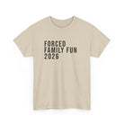 Custom Forced Family Fun Tee - Sand / S - T-Shirt