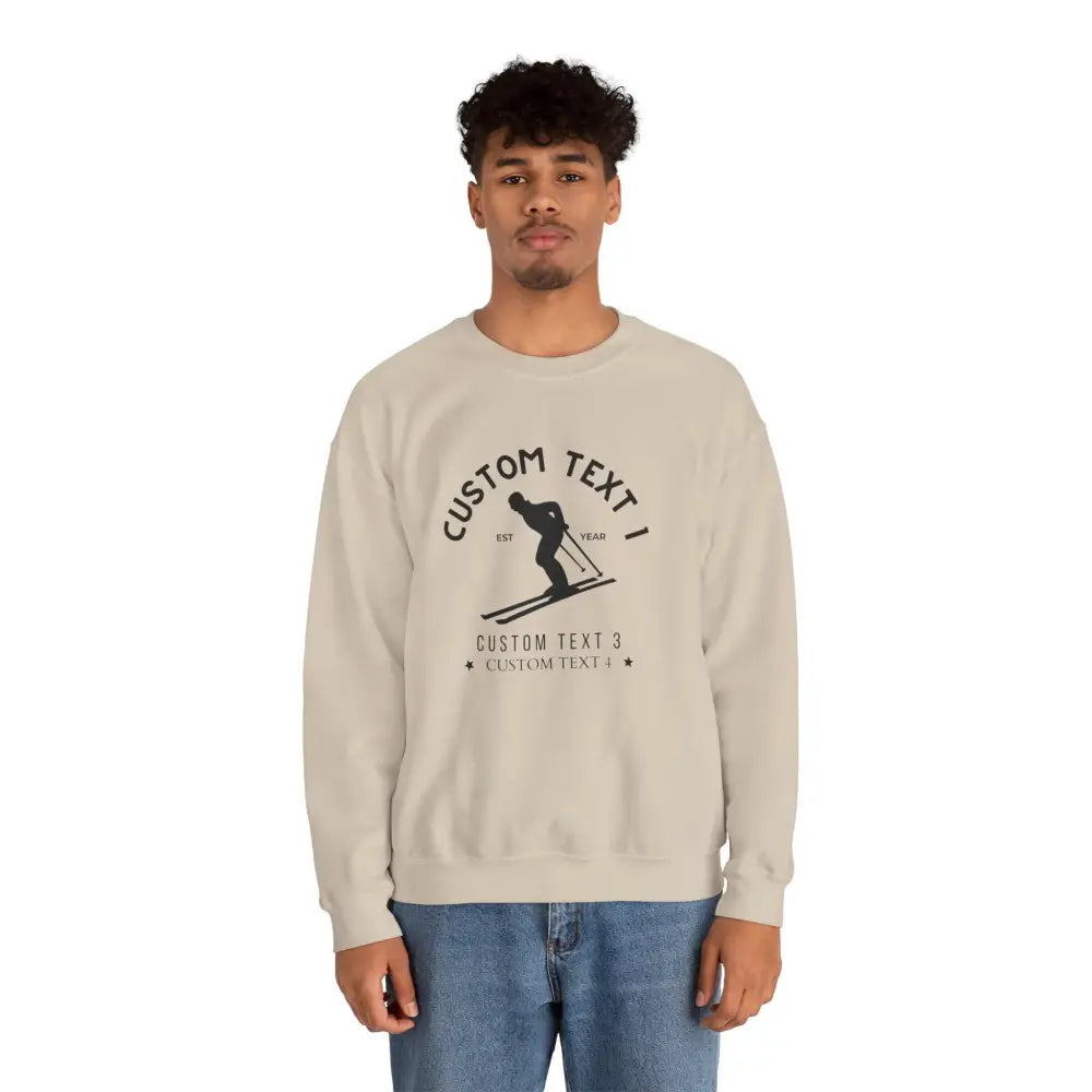 Custom Ski Squad EST Sweatshirt - Sweatshirt