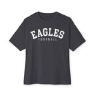 Eagles Football Chill Oversized Boxy Tee - Dark Grey / XS - T-Shirt