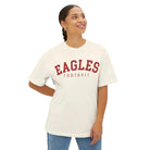 Eagles Football Oversized Boxy Tee - T-Shirt
