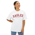 Eagles Football Oversized Boxy Tee - T-Shirt