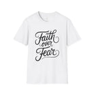Faith over Fear Softstyle T-Shirt - L / White - T-Shirt