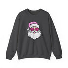 Glitzy Santa Crewneck Sweatshirt - S / Dark Heather - Sweatshirt