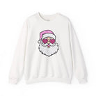 Glitzy Santa Crewneck Sweatshirt - S / White - Sweatshirt