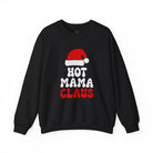 Hot Mama Claus Crewneck Sweatshirt - S / Black - Sweatshirt