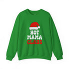 Hot Mama Claus Crewneck Sweatshirt - S / Irish Green - Sweatshirt