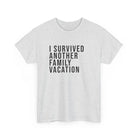I Survived Vacation Tee - Ash / S - T-Shirt