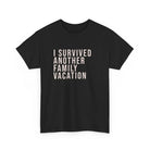 I Survived Vacation Tee - Black / S - T-Shirt
