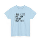 I Survived Vacation Tee - Light Blue / S - T-Shirt