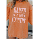 Letter Graphic Round Neck Long Sleeve Sweatshirt - Sweatshirt